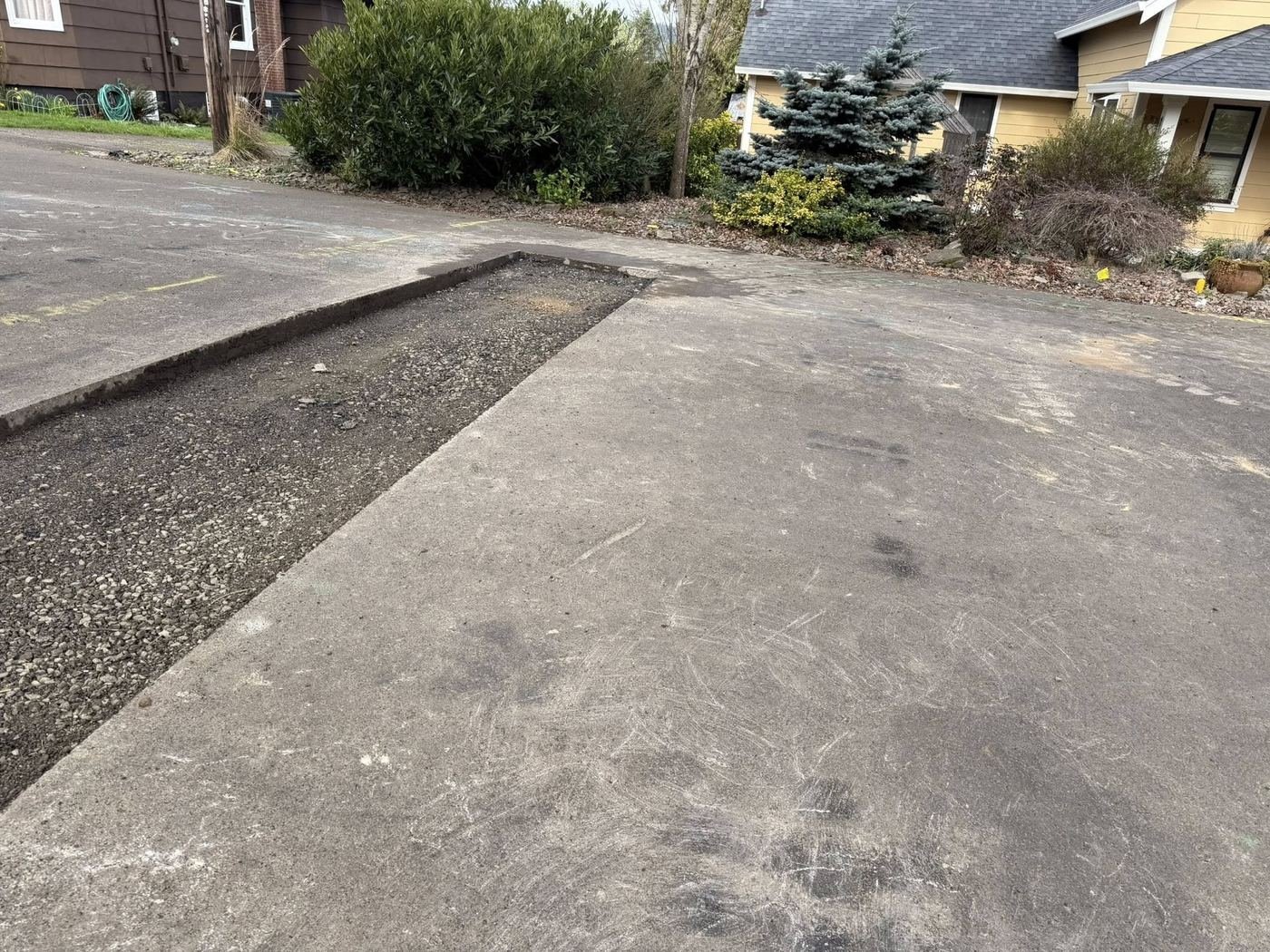 Before: Driveway Sealcoating