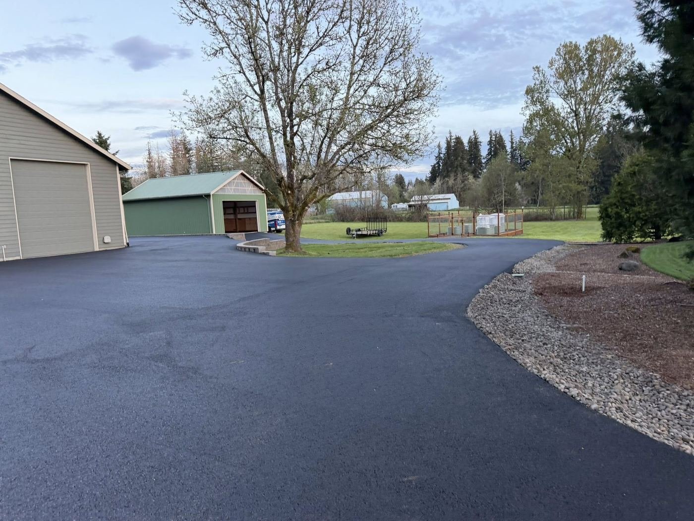 Before: Sealcoating